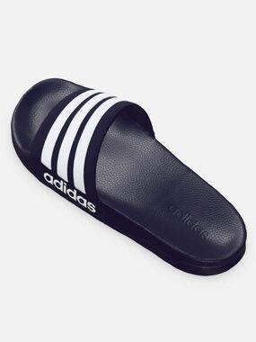 Adidas Adilette Slides Legend Ink Blue/Cloud White NWT